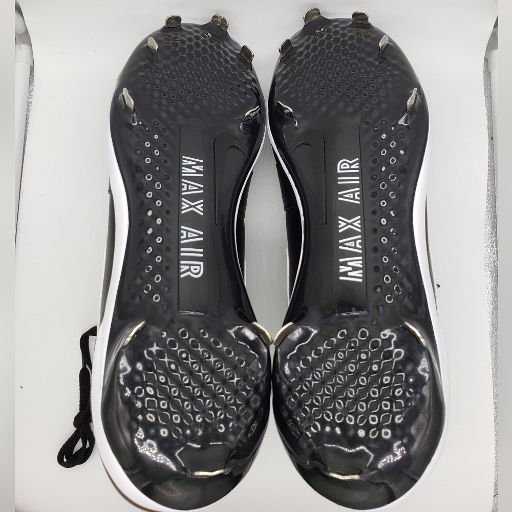 Nike Air Jordan 1 Black White Metal Baseball Clea… - image 6